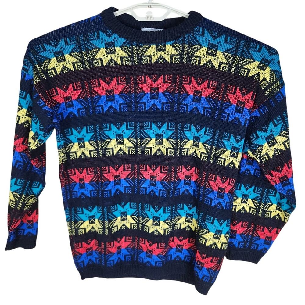 Vintage 80s Justin Allen Sweater Women's Large